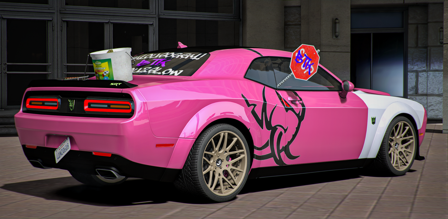 Custom Dodge Challenger SRT Hellcat On Forgiatos