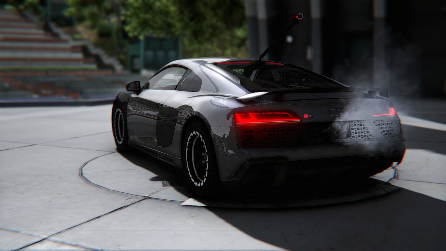 Audi R8 Twin Turbo 2023 (Animated windows)