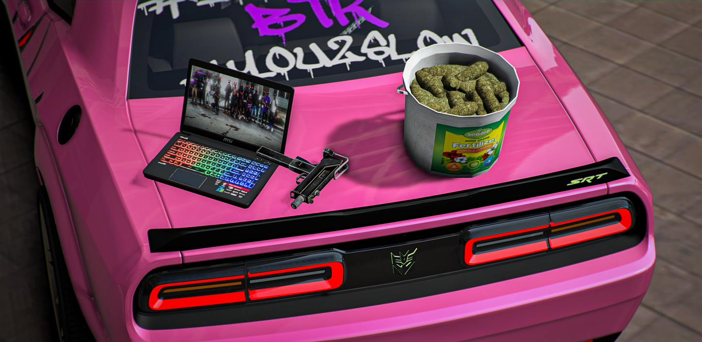 Custom Dodge Challenger SRT Hellcat On Forgiatos