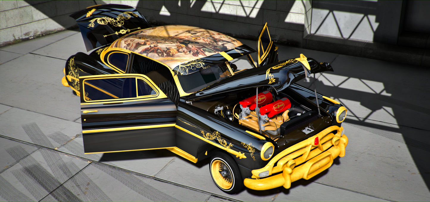 (Debadged) Hudson Hornet Lowrider 1952