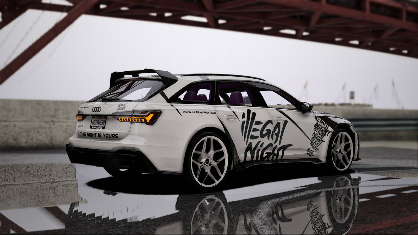 Audi RS6 Keyvany Illegal Night Custom