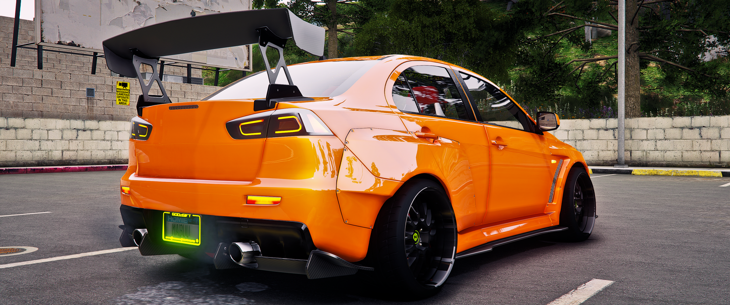 (Debadged) Mitsubishi Evox Widebody