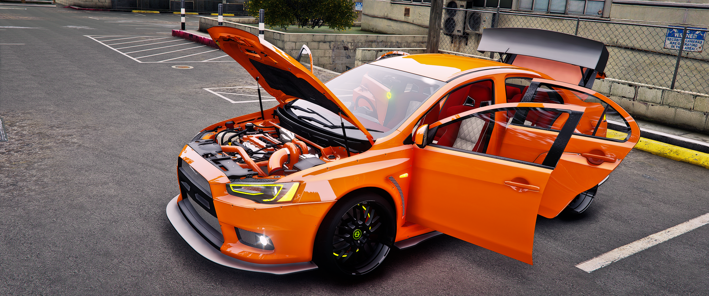 (Debadged) Mitsubishi Evox Widebody