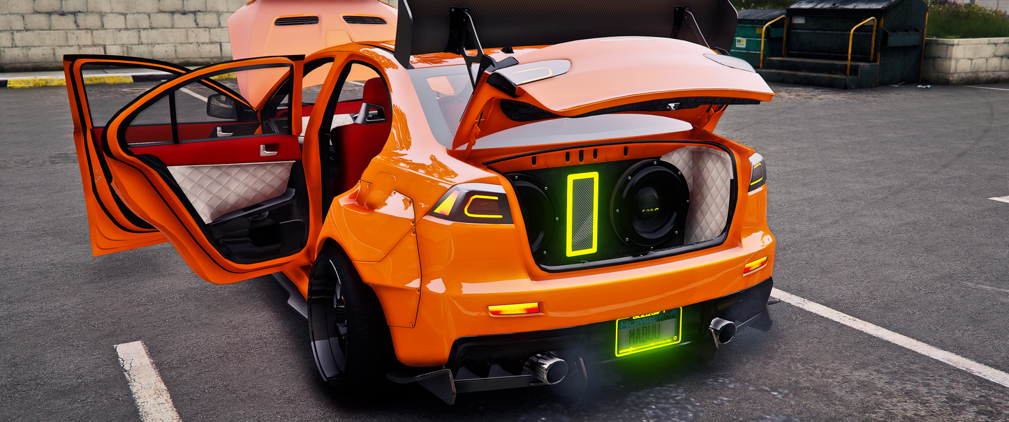 (Debadged) Mitsubishi Evox Widebody