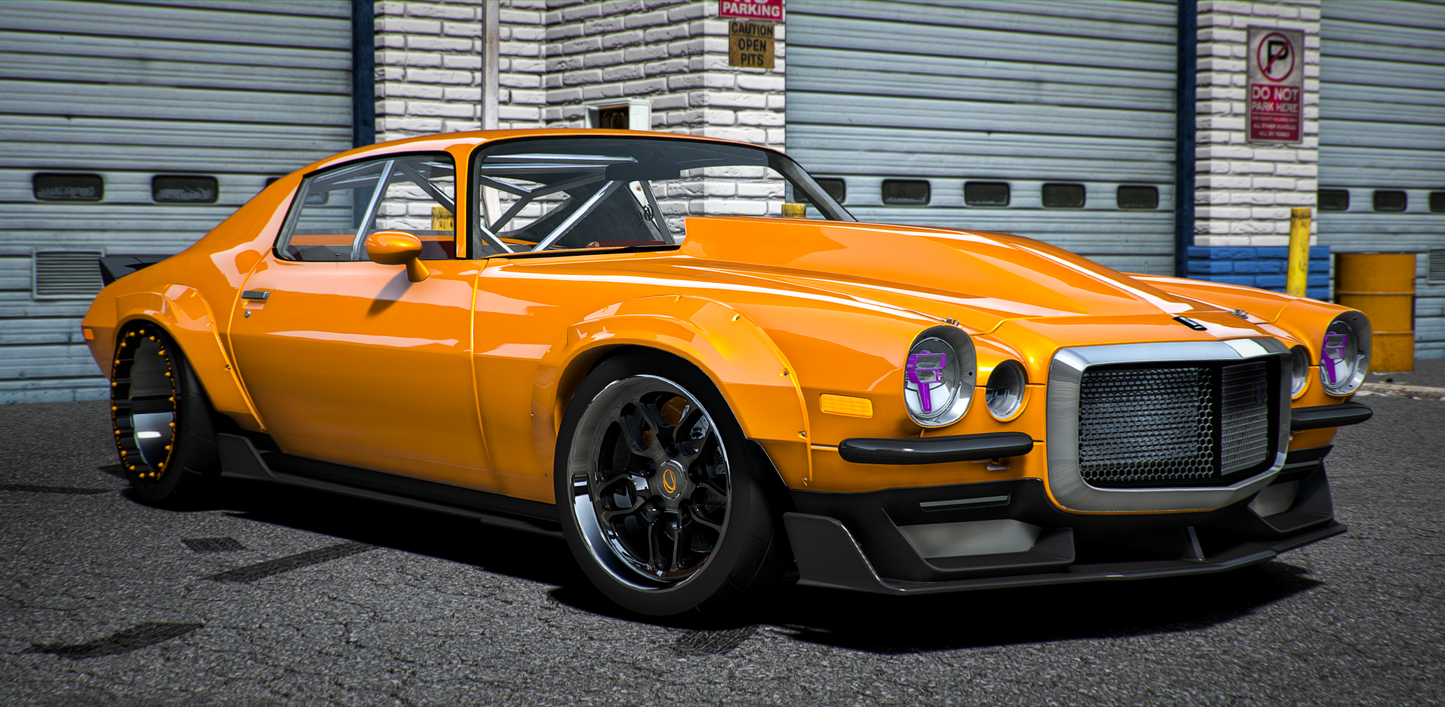 (Debadged) 1971 Chevrolet Z28 Widebody Twin Turbo