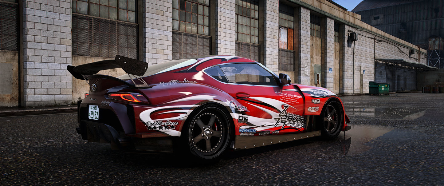 Toyota Supra A90 Abflug (3 Liveries)