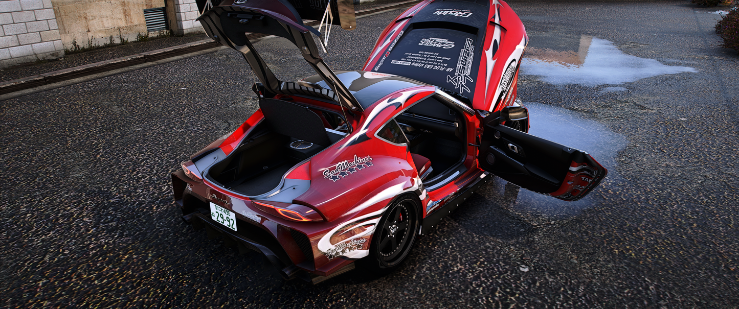 Toyota Supra A90 Abflug (3 Liveries)
