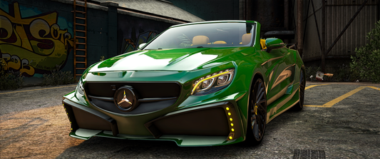 Mercedes S63 Squalo Widebody [Animated Roof]