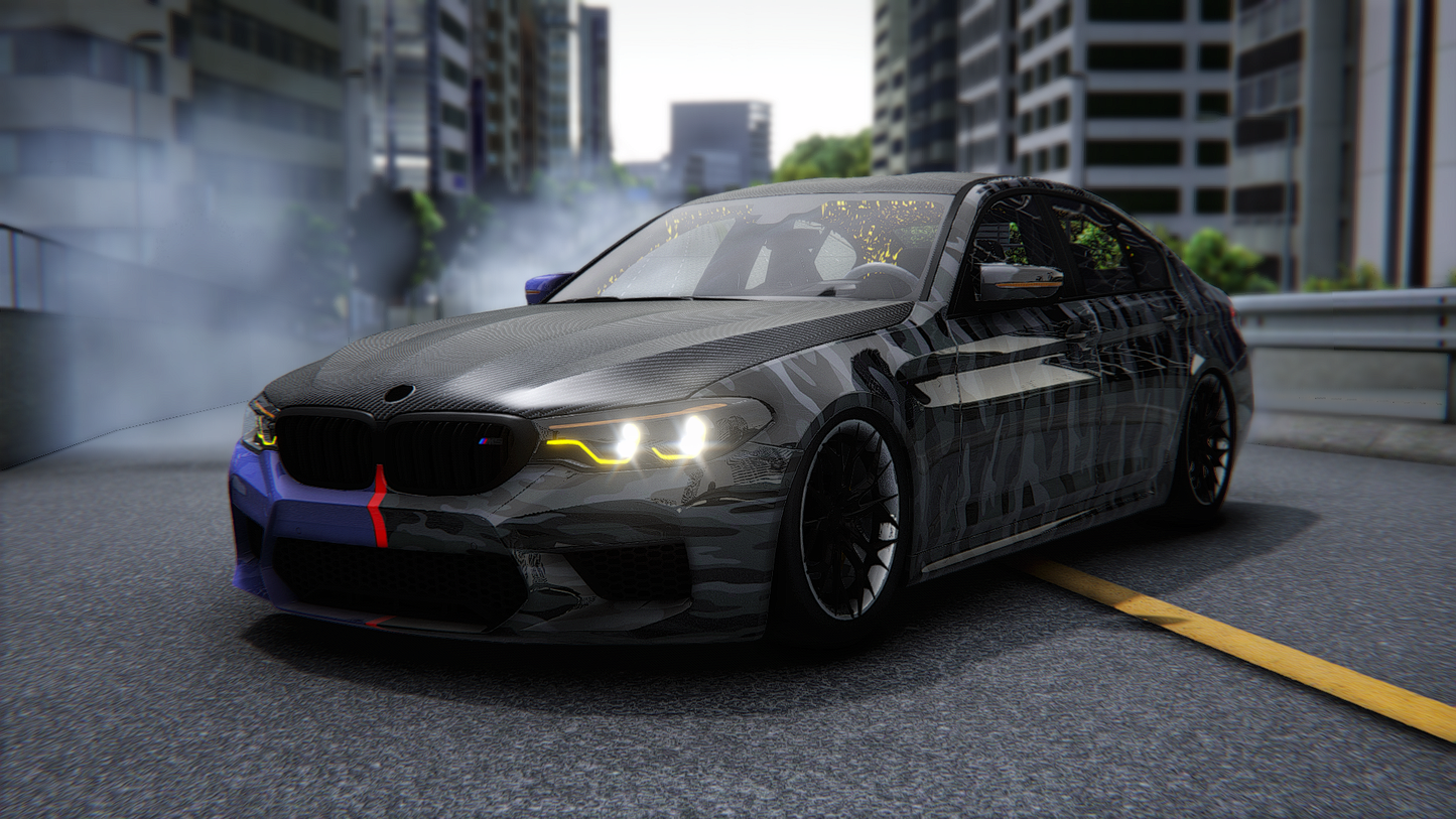 2018 BMW M5 Custom Mixed Color Livery