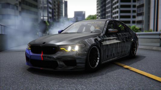 2018 BMW M5 Custom Mixed Color Livery