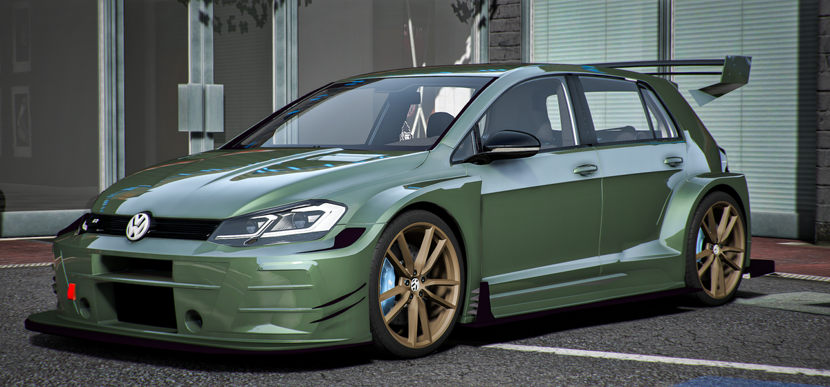 Golf R Custom Body Volkswagen Golf R Custom Bodykit – DK FIVEM