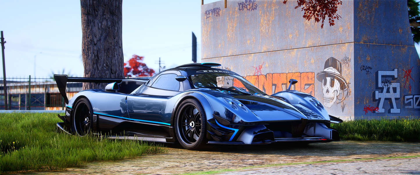 Pagani Zonda Revo Blue Carbon