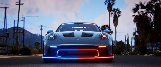 Porsche 911 GT3 RS 2023 Police Modern Lights