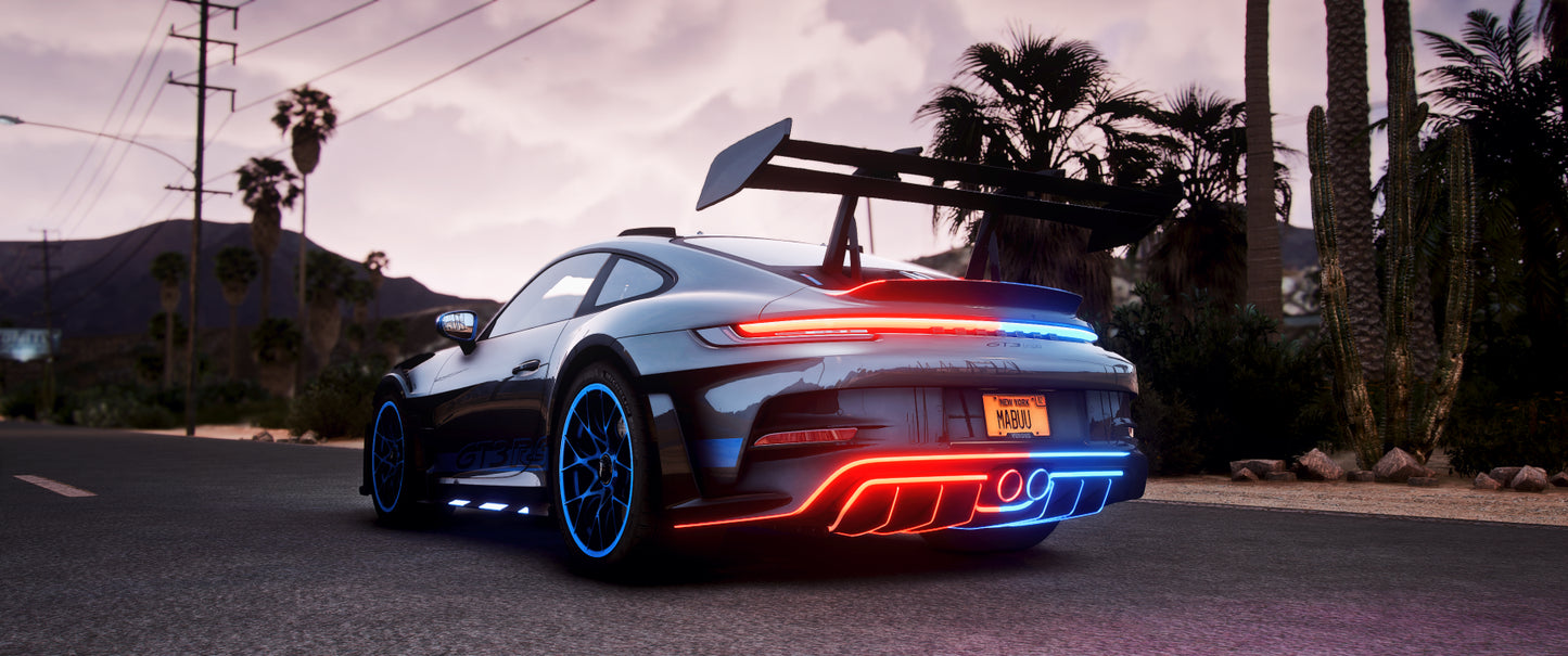 Porsche 911 GT3 RS 2023 Police Modern Lights