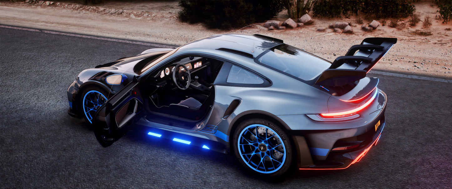 Porsche 911 GT3 RS 2023 Police Modern Lights