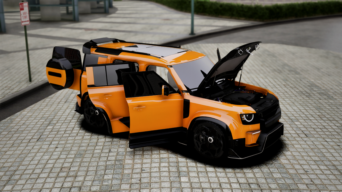 Fivem Land Rover Defender (Debadged) Land Rover Defender 110 Venuum – DK FIVEM