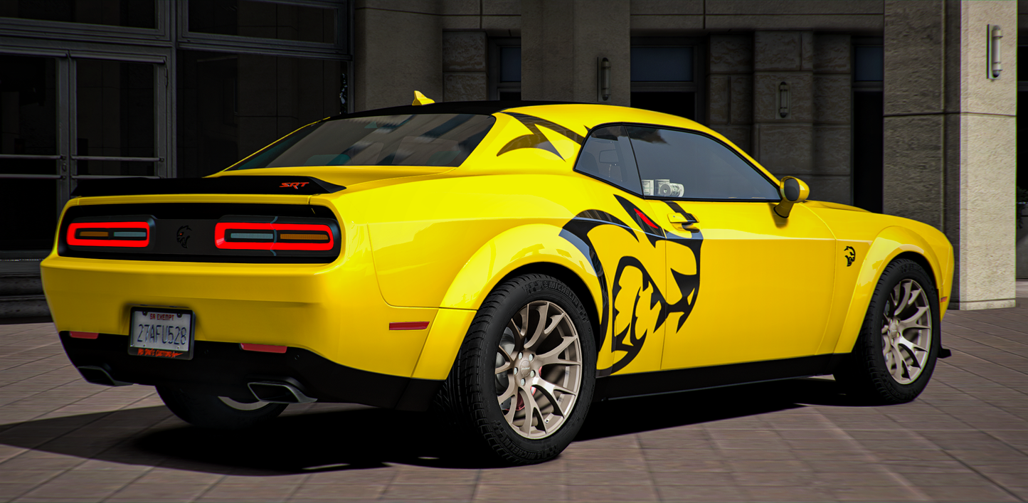 Custom Dodge Charger SRT Hellcat Redeye With Props