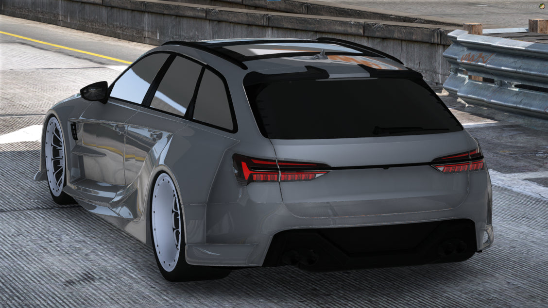 Audi RS6 Abflug