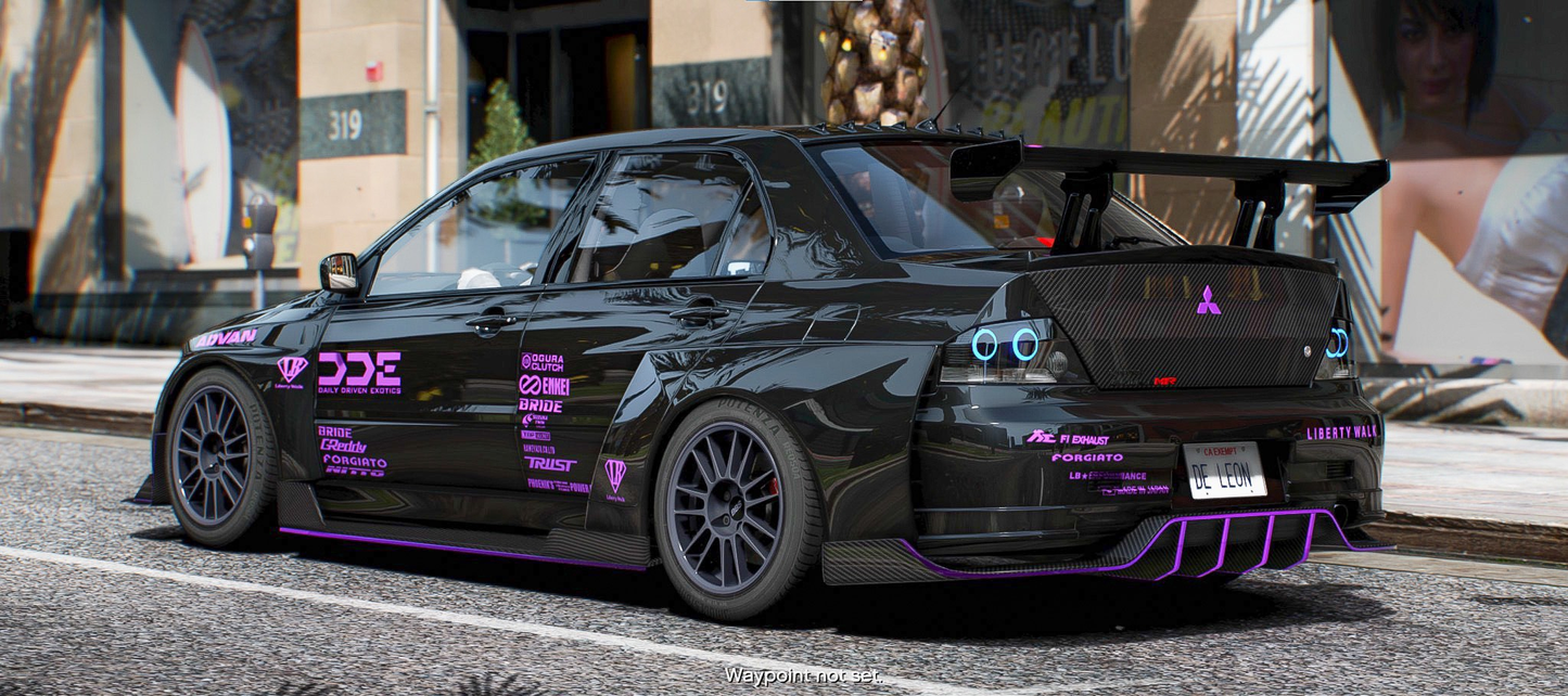 Mitsubishi Evo IX Beast [Animated Lights]