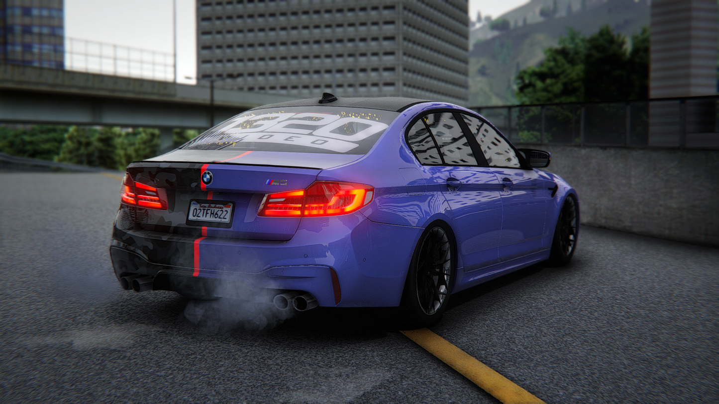 2018 BMW M5 Custom Mixed Color Livery
