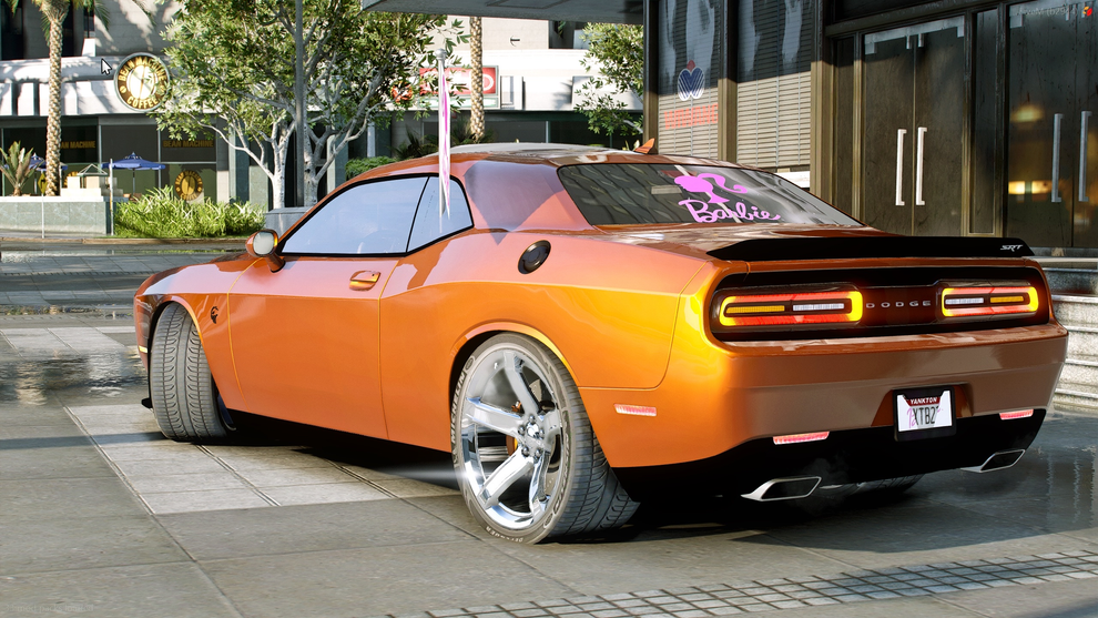 Custom Tuned Slideshow Barbie Dodge Challenger SRT Hellcat – DK FIVEM