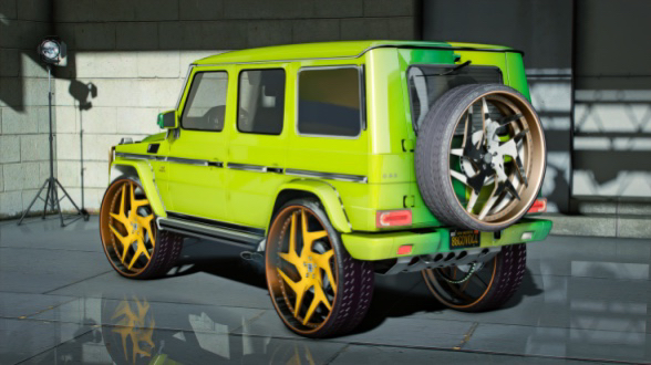 Mercedes G65 Forgi Gold