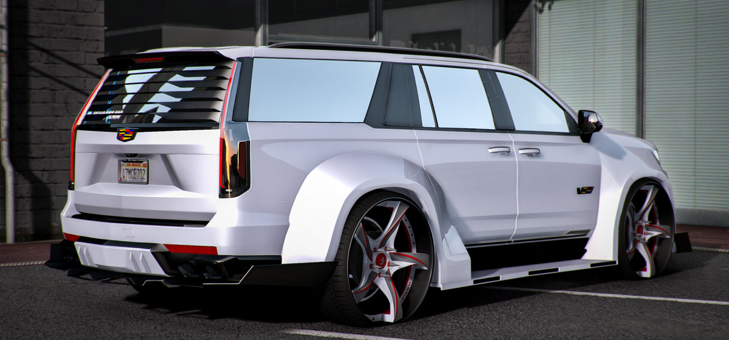 Custom Widebody Cadillac Escalade 8 Seater Slider Fully Bulletproof V2 RTG Customs