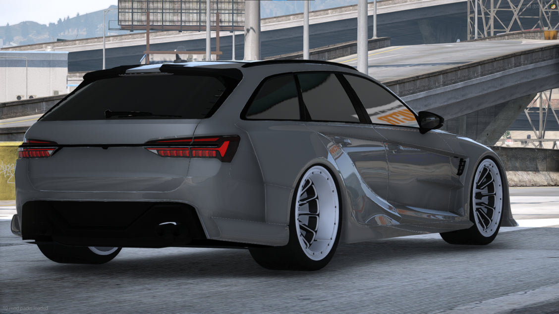 Audi RS6 Abflug