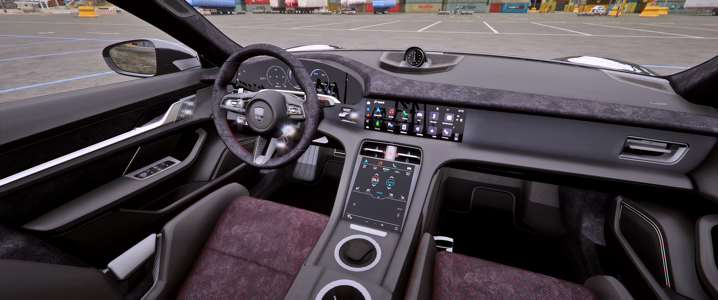 (Debadged/Badged) Porsche Taycan Turbo GT 2025