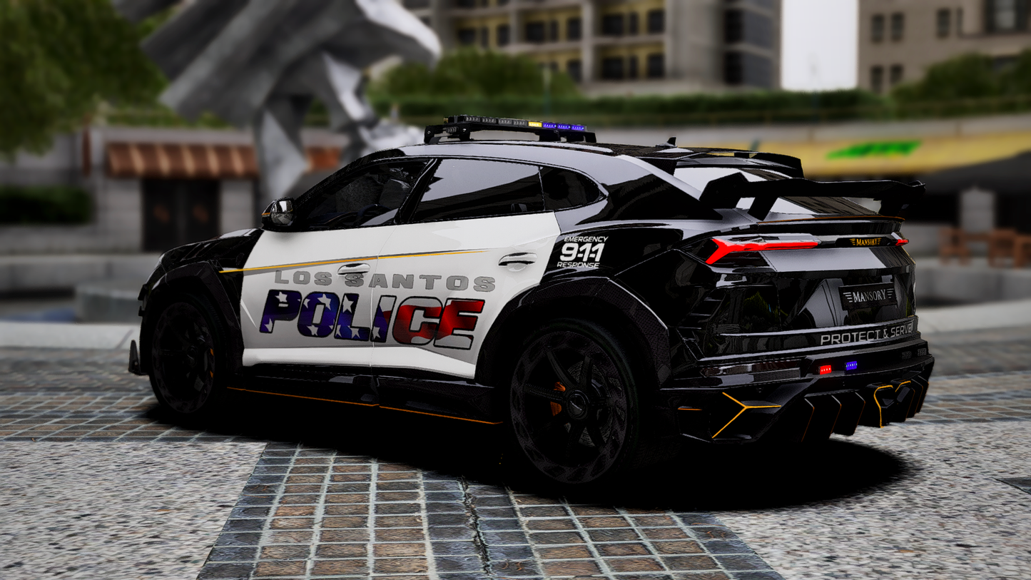 Lamborghini Urus Mansory Venatus Police (Without the livery)