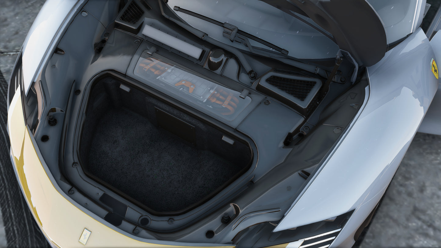 Ferrari SF90 Stradale Spider Animated Roof