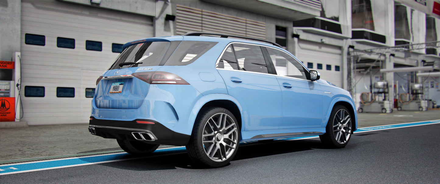 Mercedes GLE63 [Animation sun roof] 2021