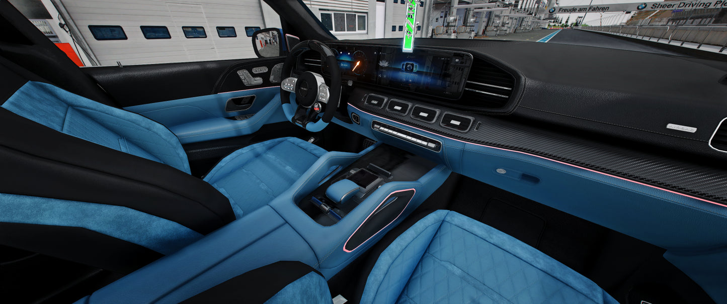 Mercedes GLE63 [Animation sun roof] 2021
