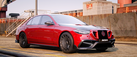 RED Mercedes-AMG S63 E PERFORMANCE MANSORY