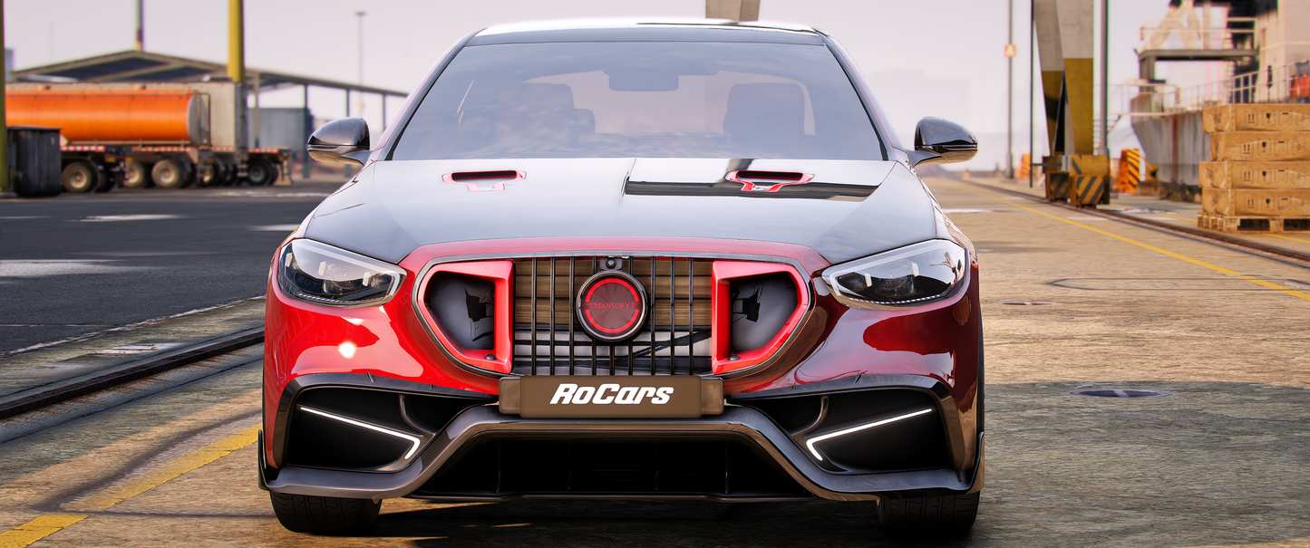 RED Mercedes-AMG S63 E PERFORMANCE MANSORY