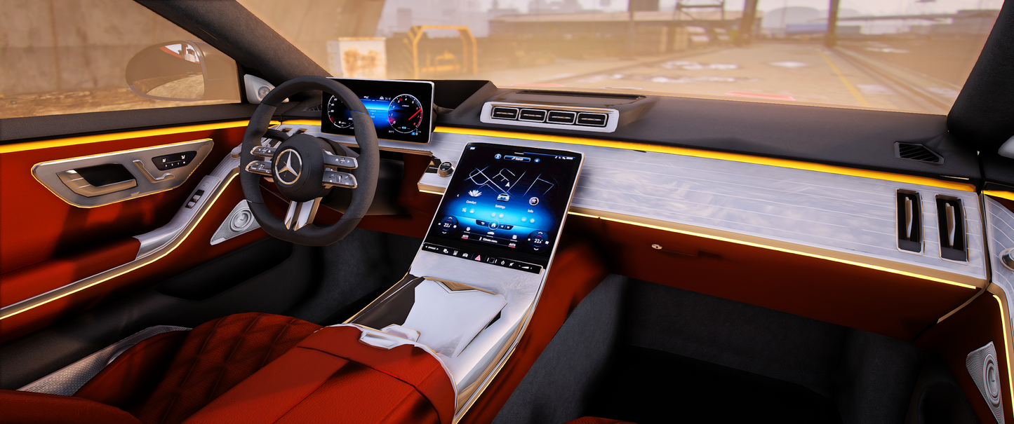 RED Mercedes-AMG S63 E PERFORMANCE MANSORY