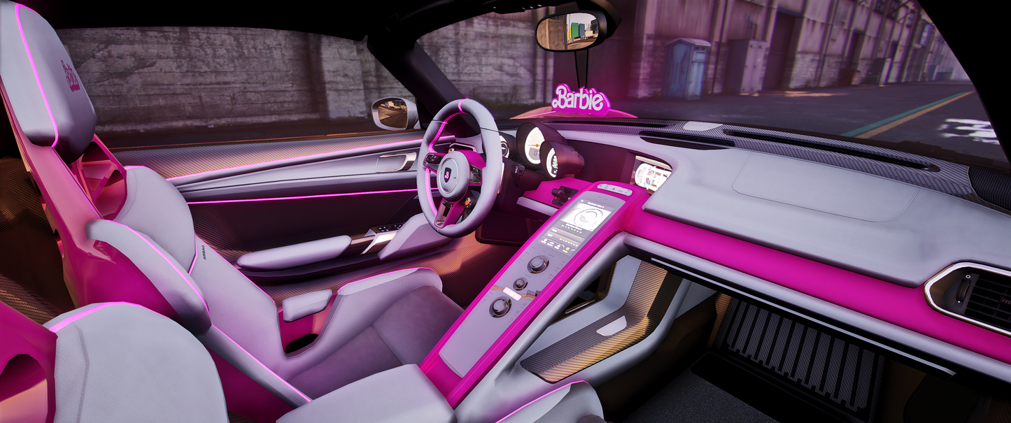 Custom Animated Barbie Porsche 918 Spyder [40+ Tuning Parts]
