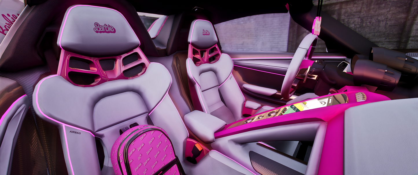 Custom Animated Barbie Porsche 918 Spyder [40+ Tuning Parts]