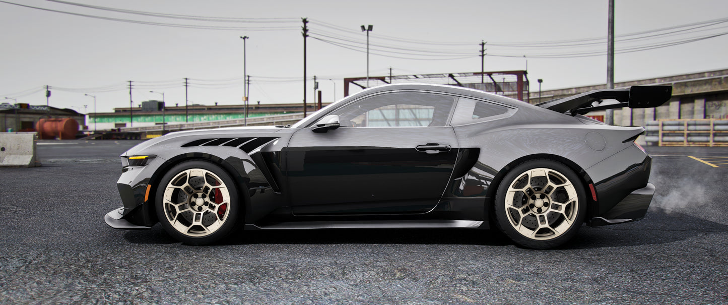 (Debadged + Badged) Ford Mustang GTD 2025