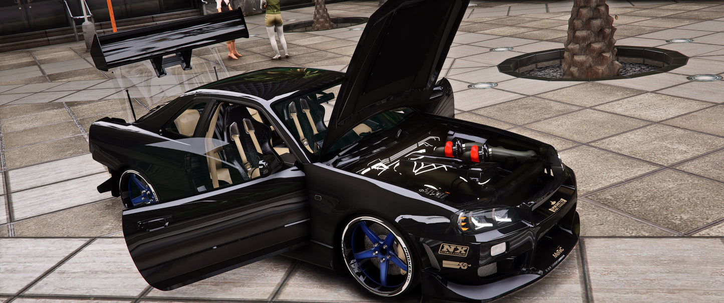 (Debadged) Nissan Skyline R34 Twin Turbo