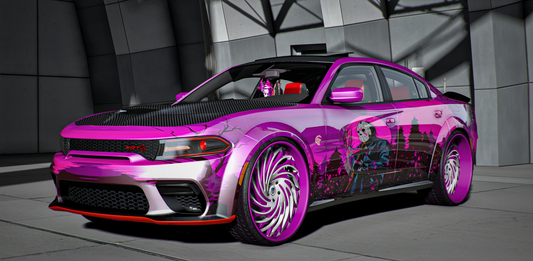 Friday The 13th Dodge Charger SRT Ghoul Widebody Donk