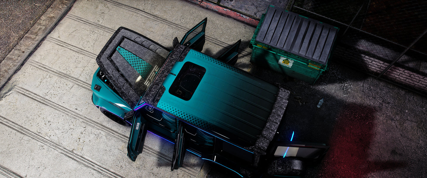 Mansory Mercedes P900 [Dinamic RGB Lights turn On-Off with E]