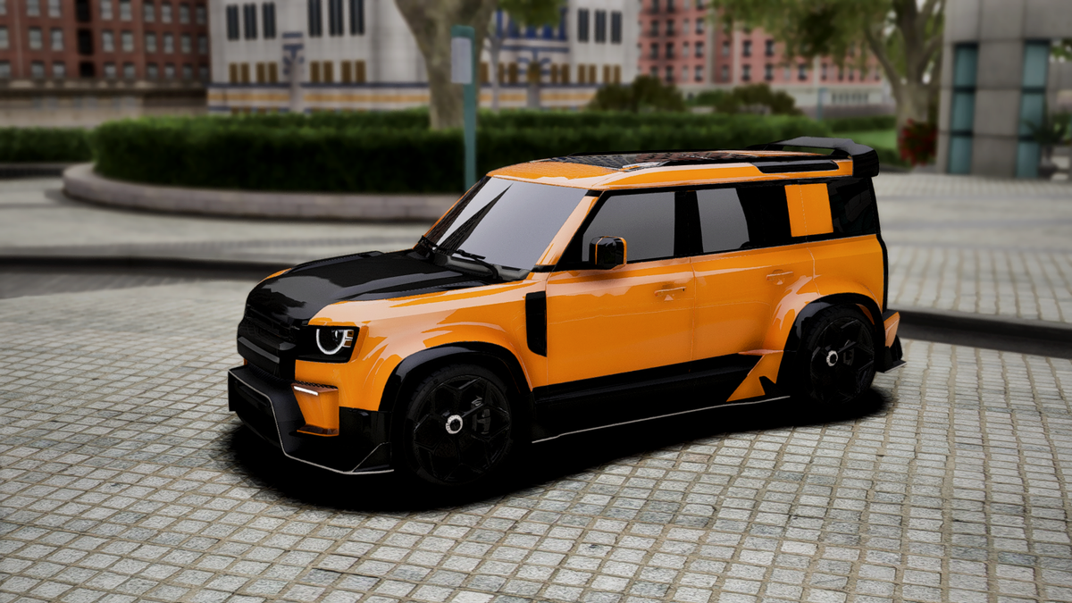Fivem Land Rover Defender (Debadged) Land Rover Defender 110 Venuum – DK FIVEM