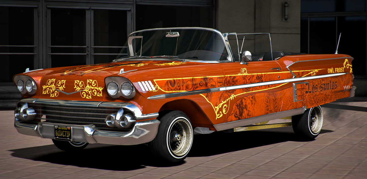 (Debadged) Chevy Impala 1958 Lowrider – DK FIVEM